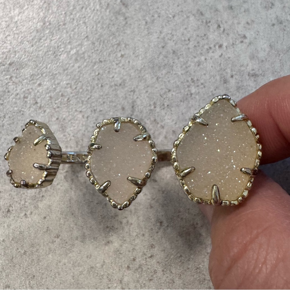 Kendra Scott Naomi 14K Goldplated & Drusy Ring